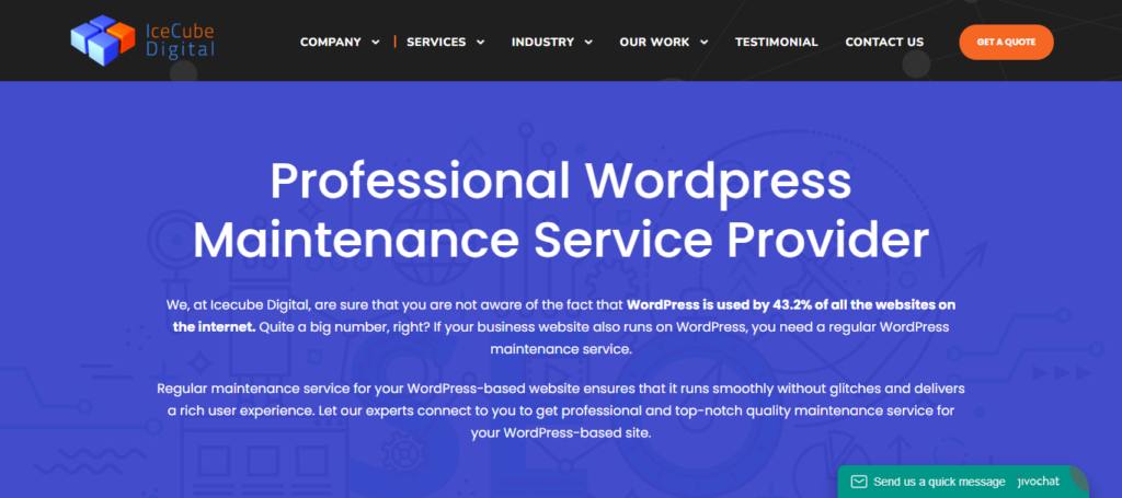 icecubedigital-wordpress-maintenance-service-company