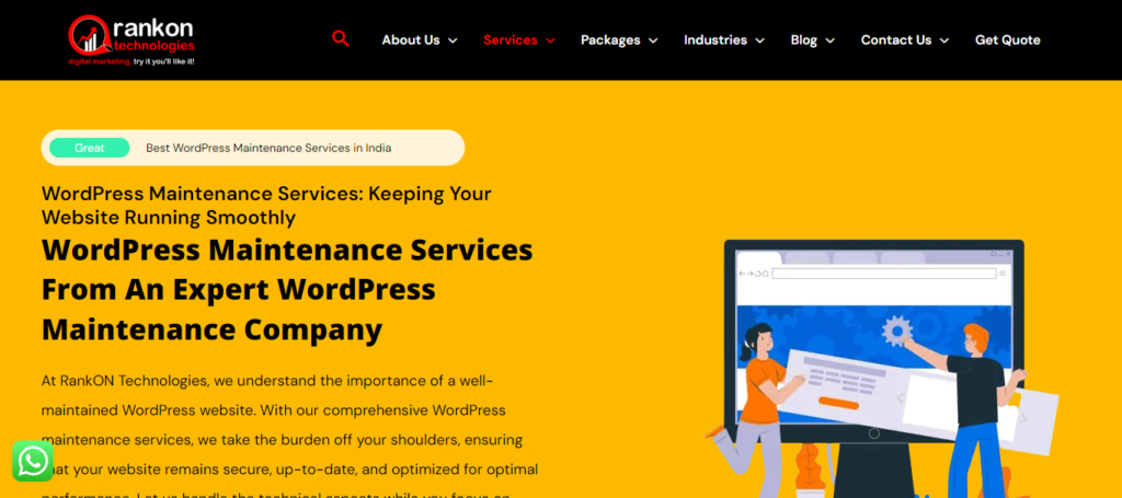 rankontechnologies-wordpress-maintenance-company
